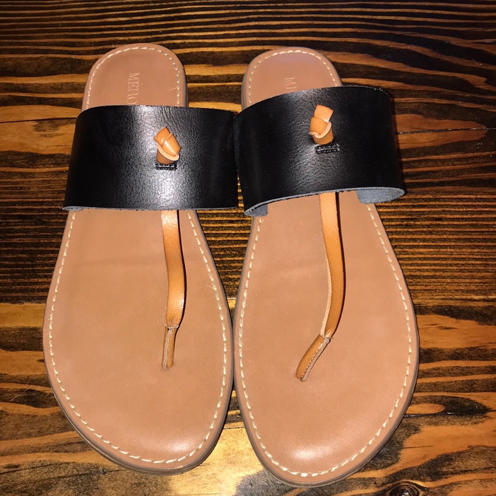 Merona 2 color slip on shoes